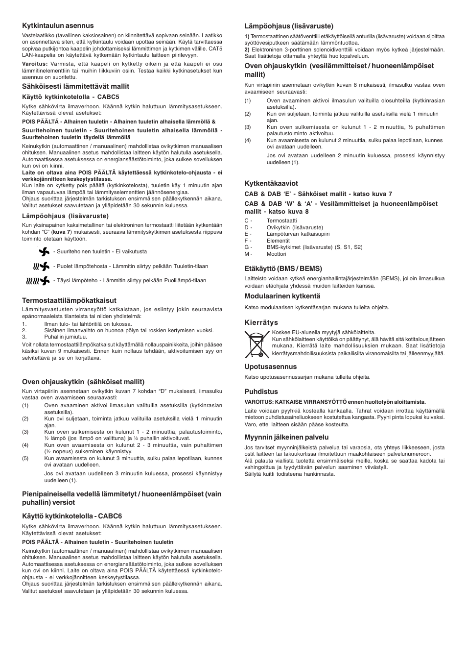 Dimplex DAB15W User Manual | Page 29 / 36