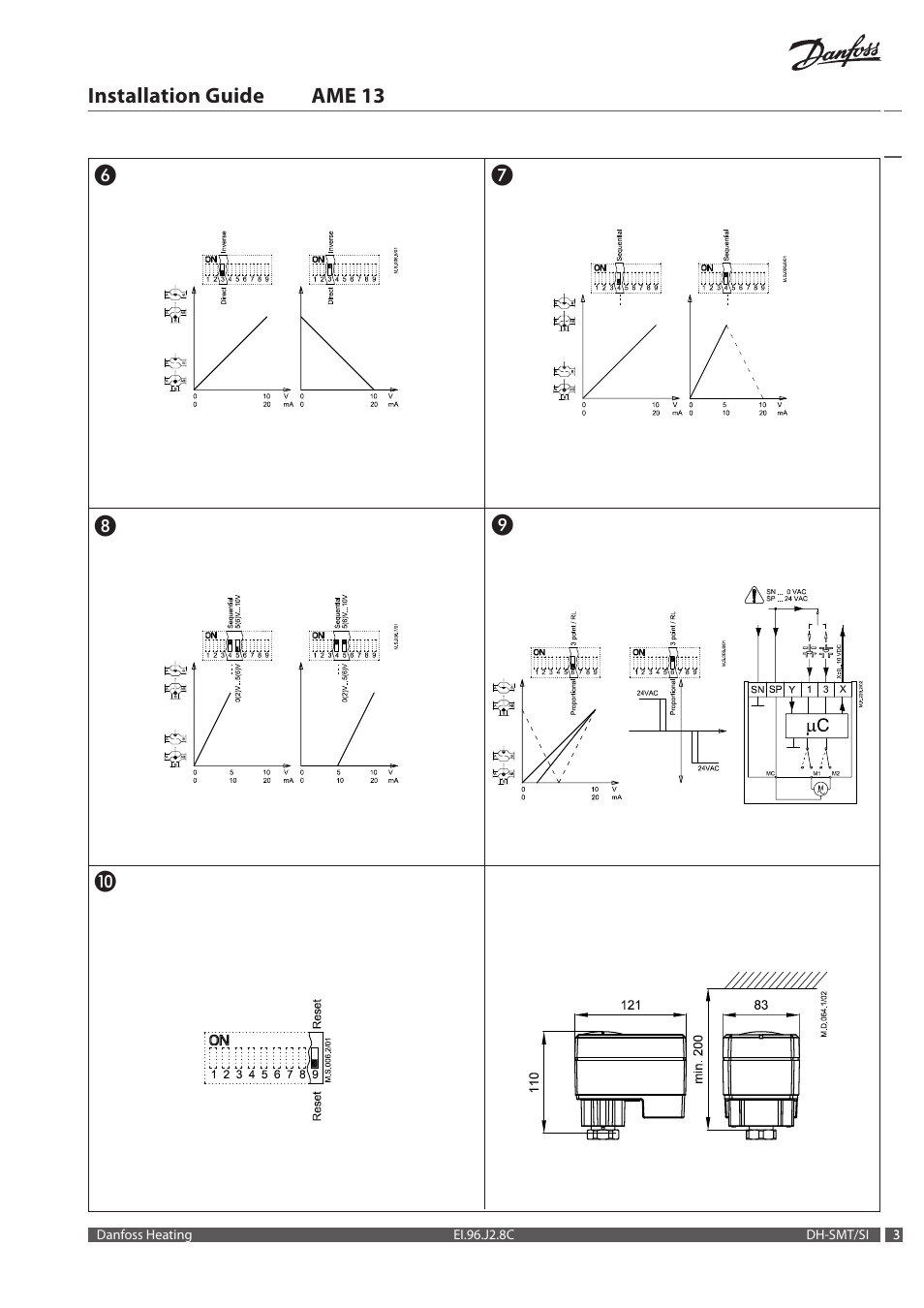 Danfoss AME 13 User Manual | Page 3 / 16