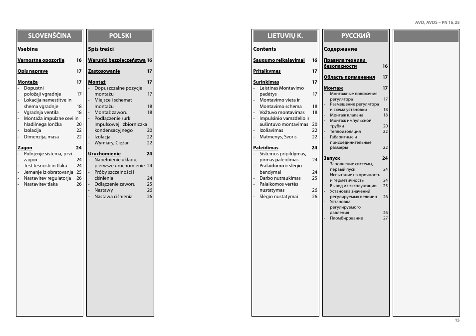 Danfoss AVDS (Generation 2006) User Manual | Page 15 / 28