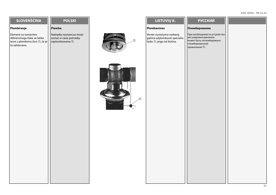 Danfoss AVDS (Generation 2006) User Manual | Page 27 / 28