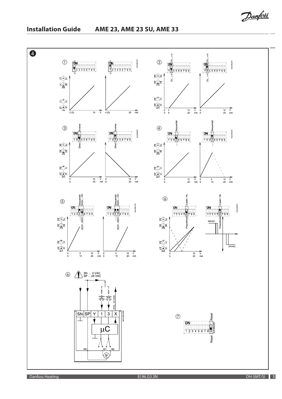Danfoss AME 23, SU_33 User Manual | Page 3 / 20