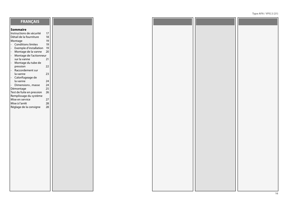 Danfoss VFG 2 User Manual | Page 16 / 29