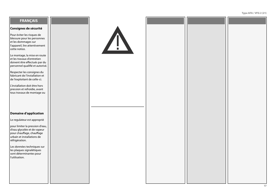 Danfoss VFG 2 User Manual | Page 17 / 29