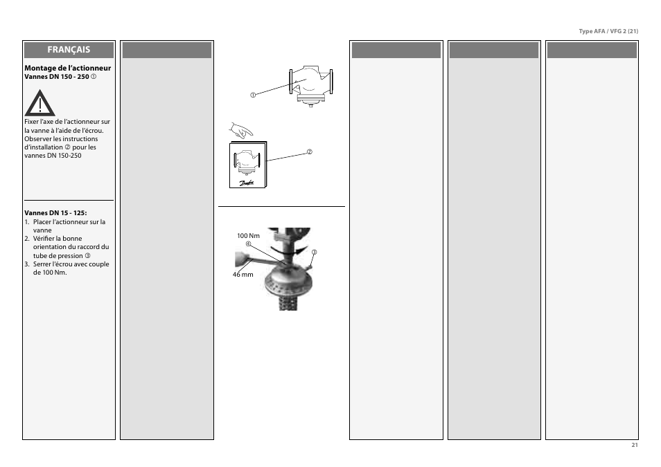 Danfoss VFG 2 User Manual | Page 21 / 29