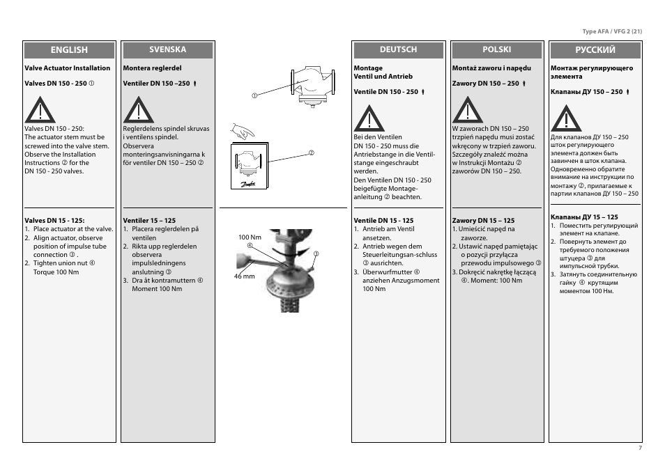 Danfoss VFG 2 User Manual | Page 7 / 29