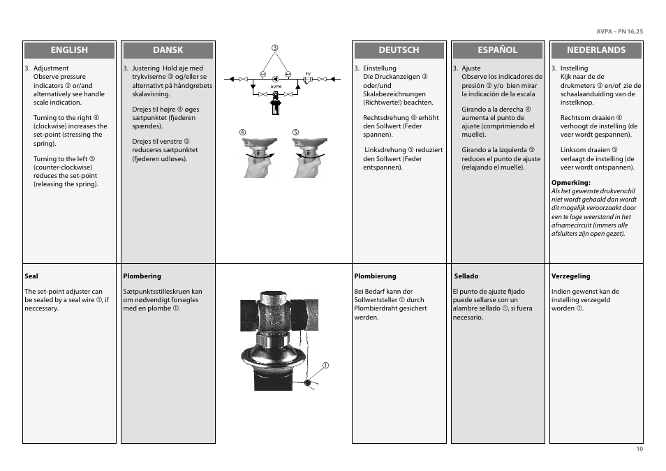 Danfoss AVPA (Generation 2006) User Manual | Page 10 / 29