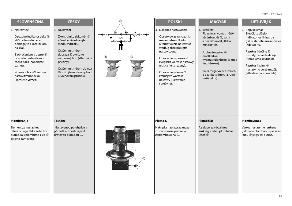 Danfoss AVPA (Generation 2006) User Manual | Page 20 / 29