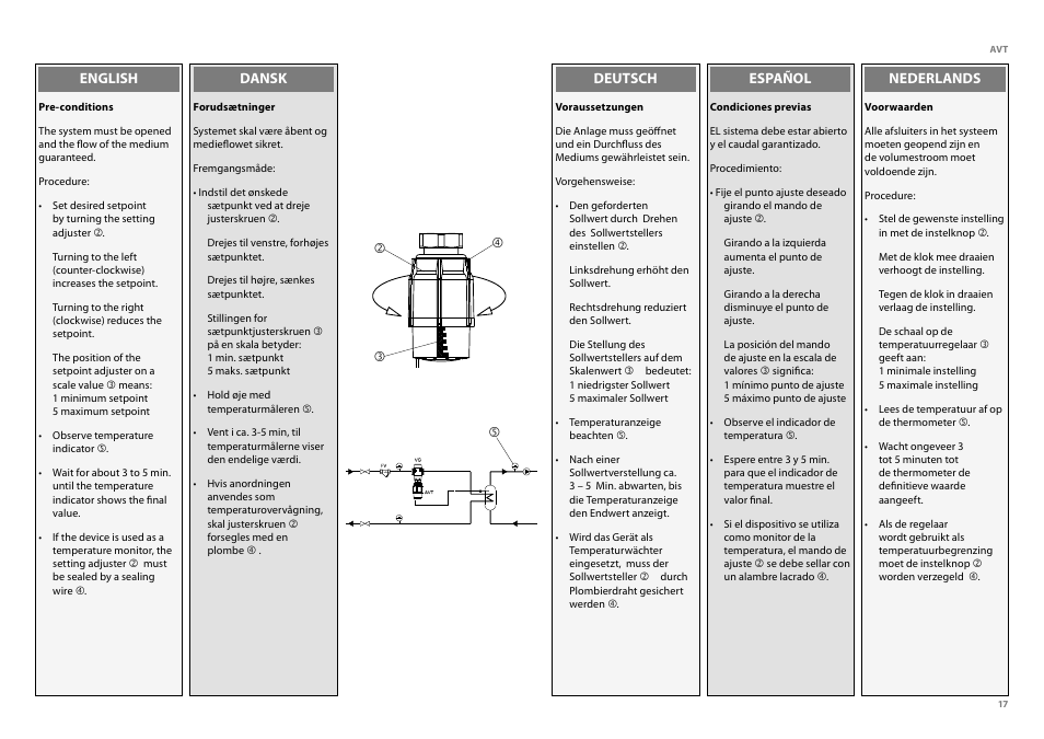 Danfoss AVT (Generation 2006) User Manual | Page 17 / 33