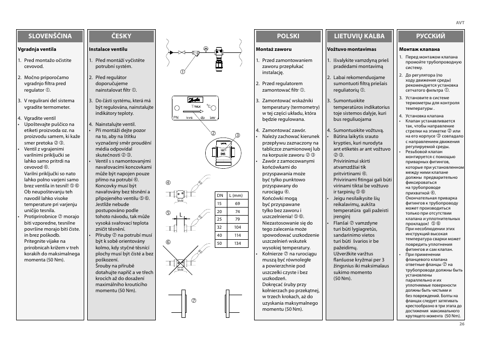 Danfoss AVT (Generation 2006) User Manual | Page 26 / 33