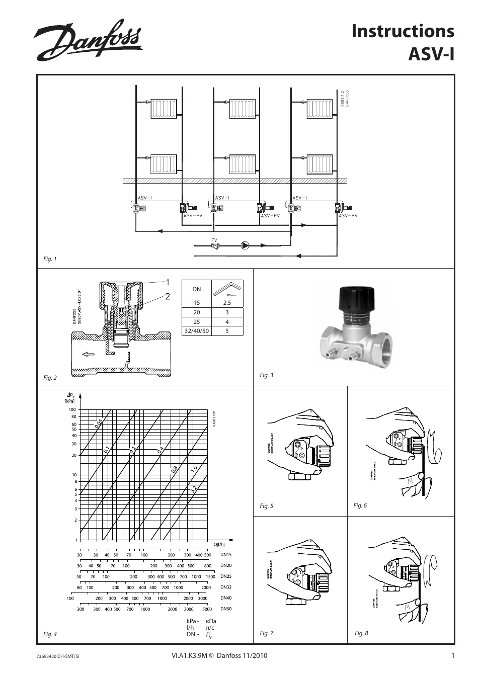Danfoss ASV-I User Manual | 12 pages
