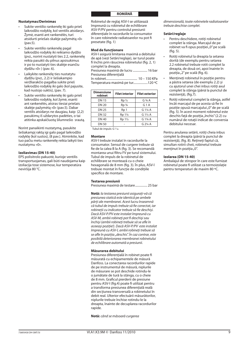 Danfoss ASV-I User Manual | Page 9 / 12