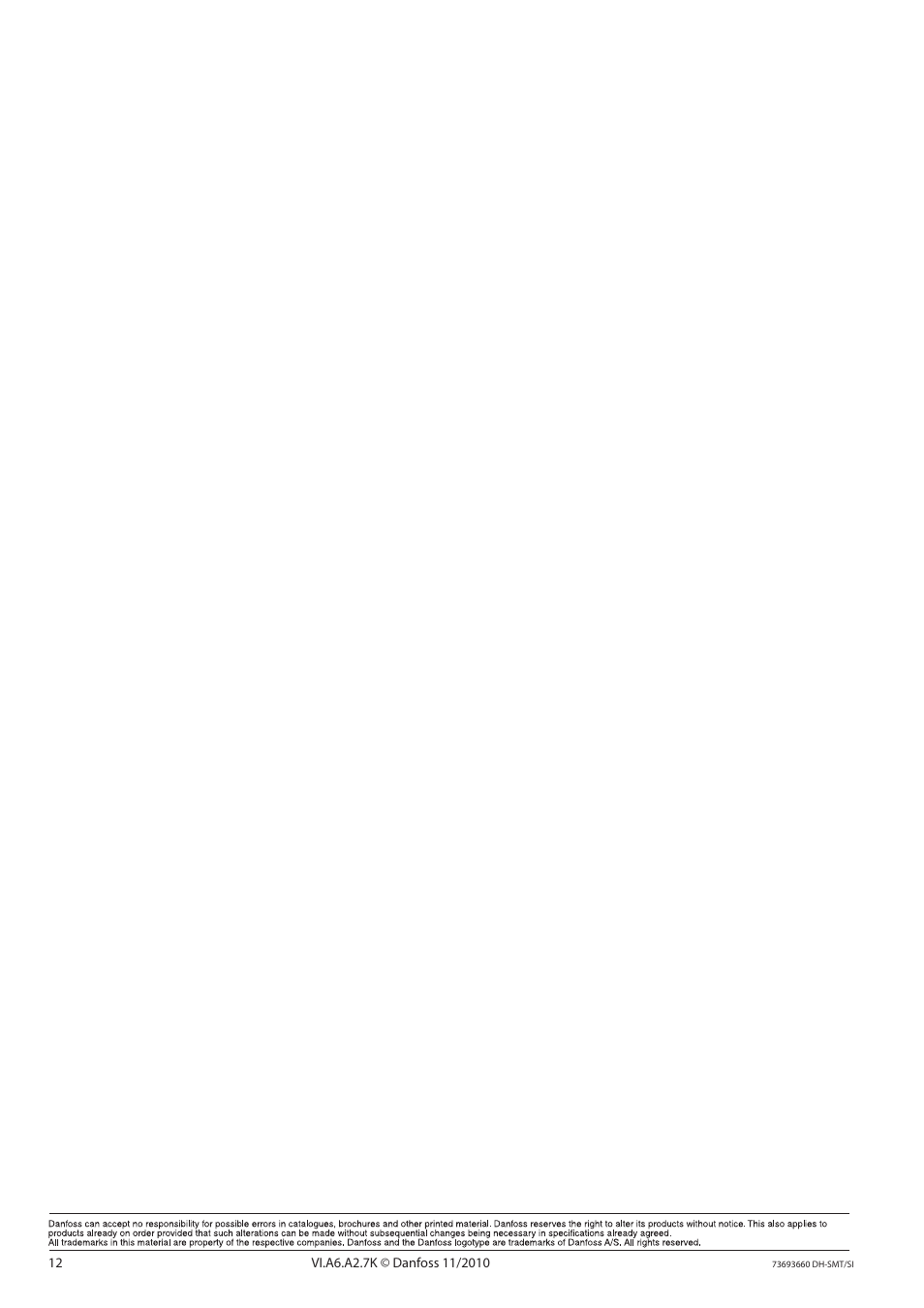 Danfoss ASV-PV (DN 65-100) User Manual | Page 12 / 12