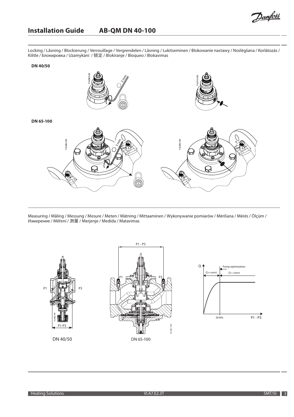 Danfoss AB-QM DN 40-100 (Gen. 2011) User Manual | Page 3 / 4