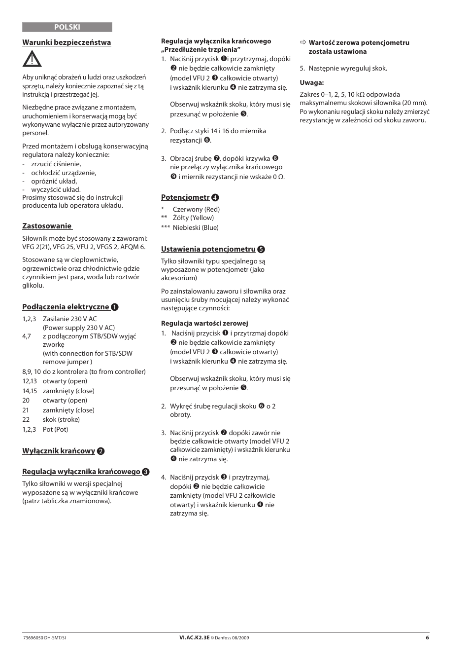 Danfoss AMV 410 Spare parts User Manual | Page 6 / 12