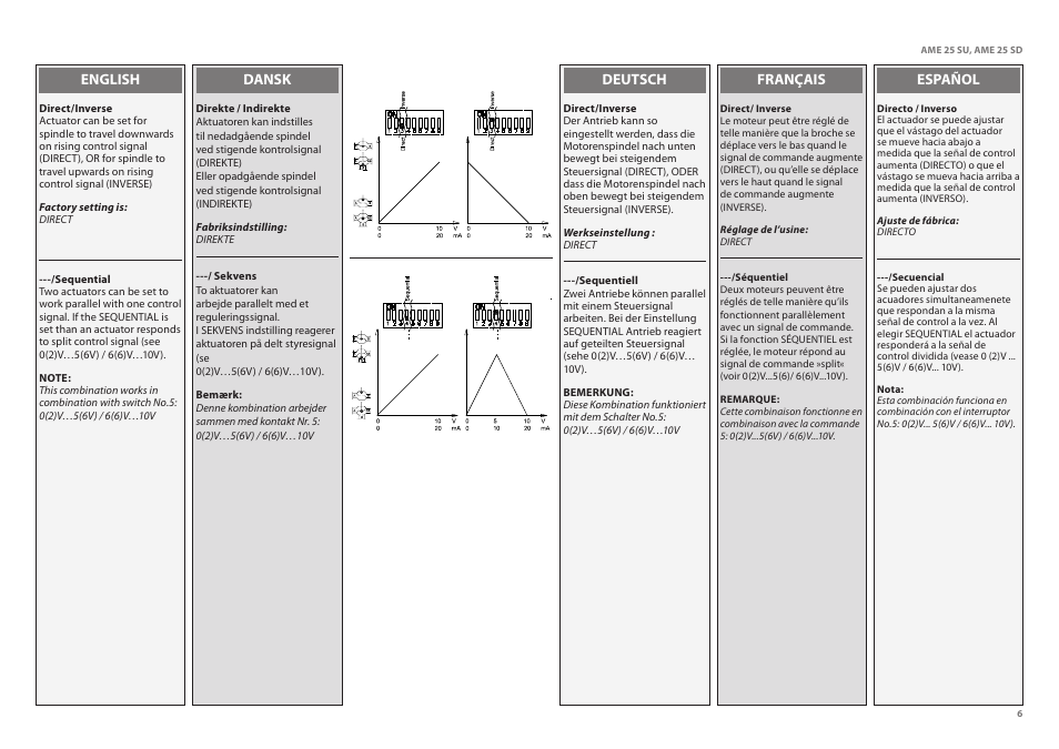 Danfoss AME 25 SU_SD User Manual | Page 6 / 22