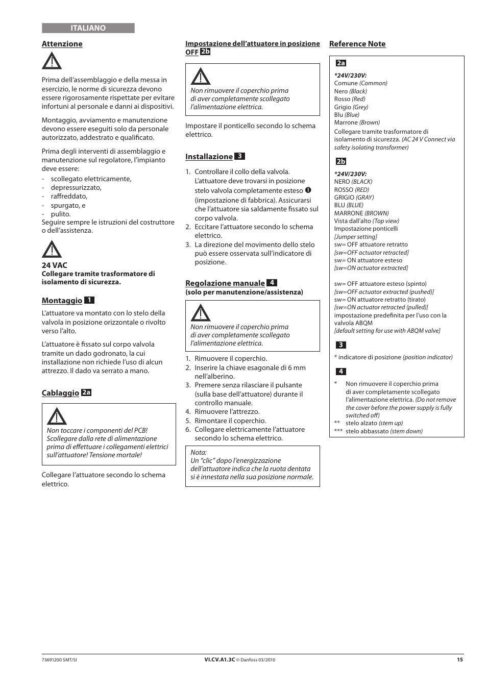 Danfoss AMI 140 User Manual | Page 15 / 20