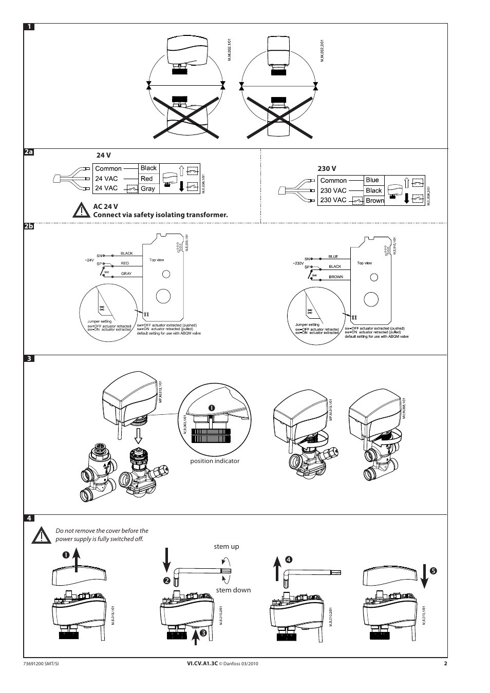 Danfoss AMI 140 User Manual | Page 2 / 20