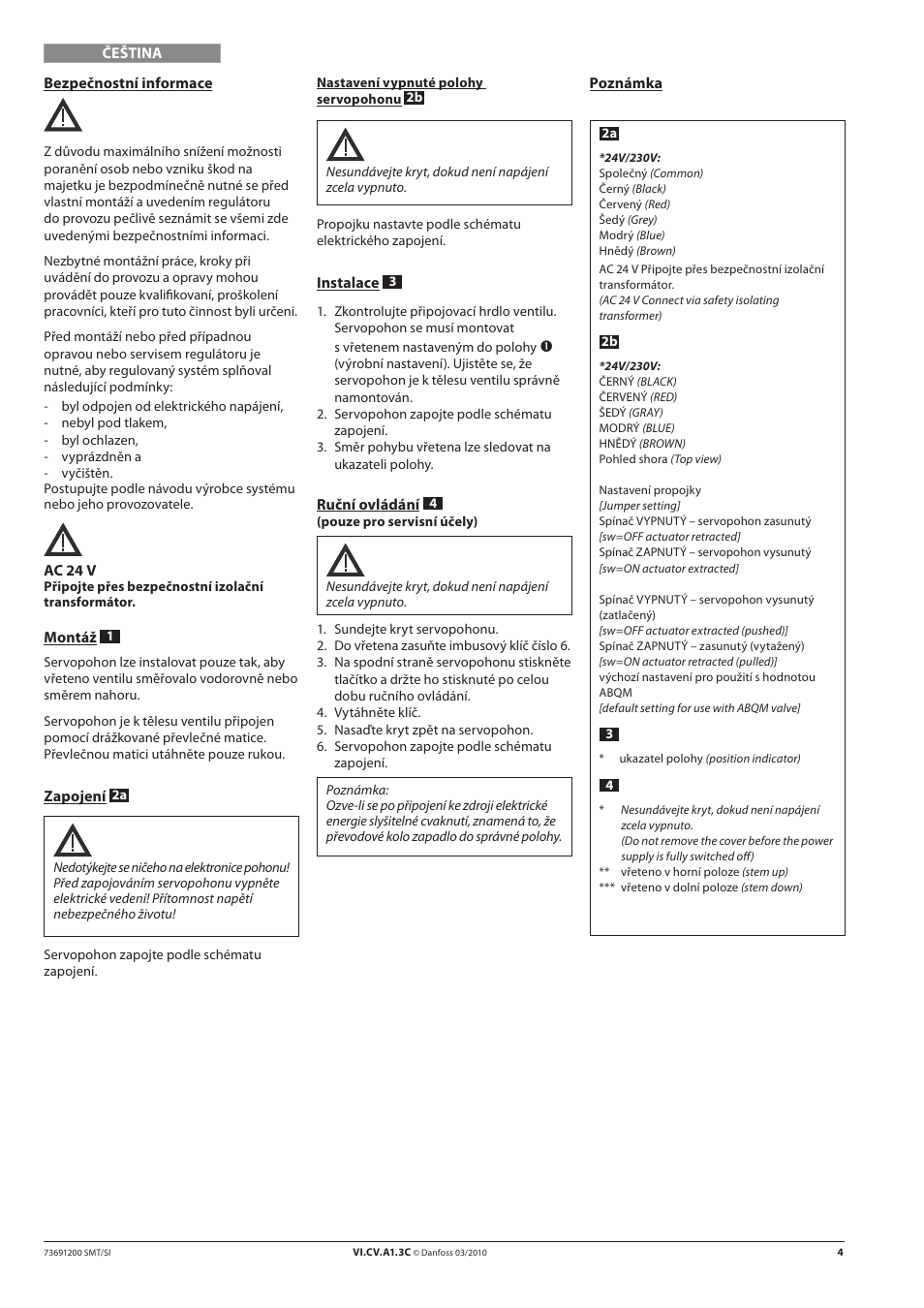 Danfoss AMI 140 User Manual | Page 4 / 20