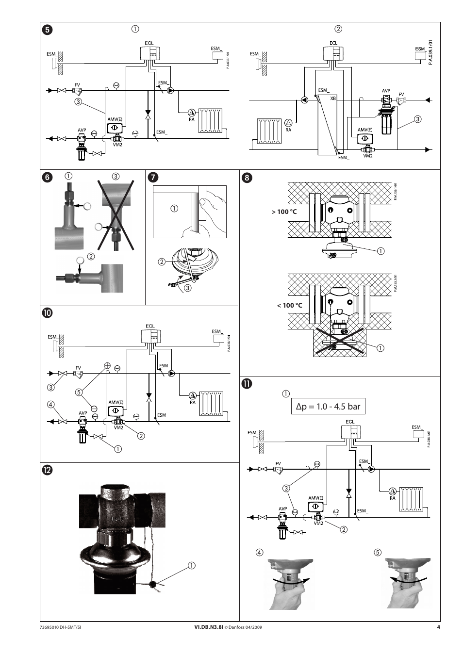 Danfoss AVP-F (Generation 2006) User Manual | Page 4 / 20