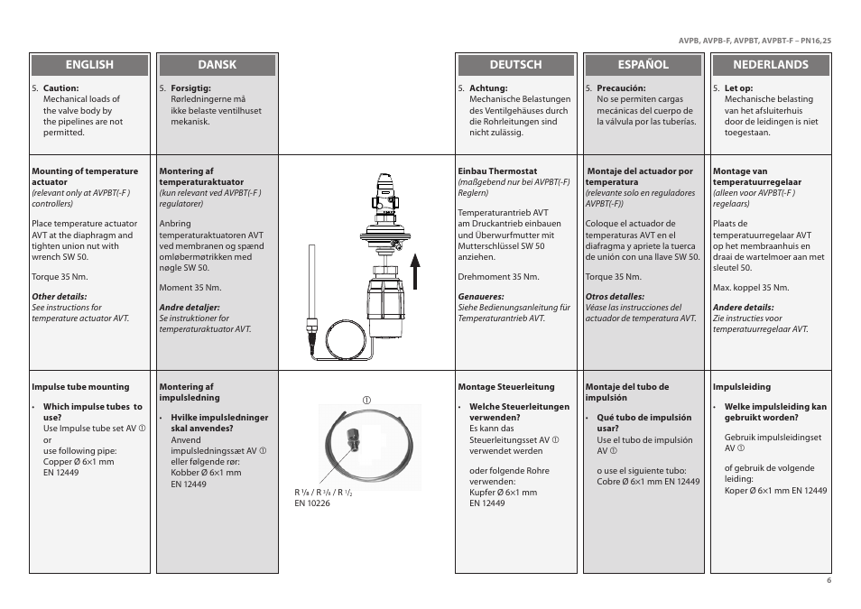 Danfoss AVPBT-F (Gen. 2006) User Manual | Page 6 / 40