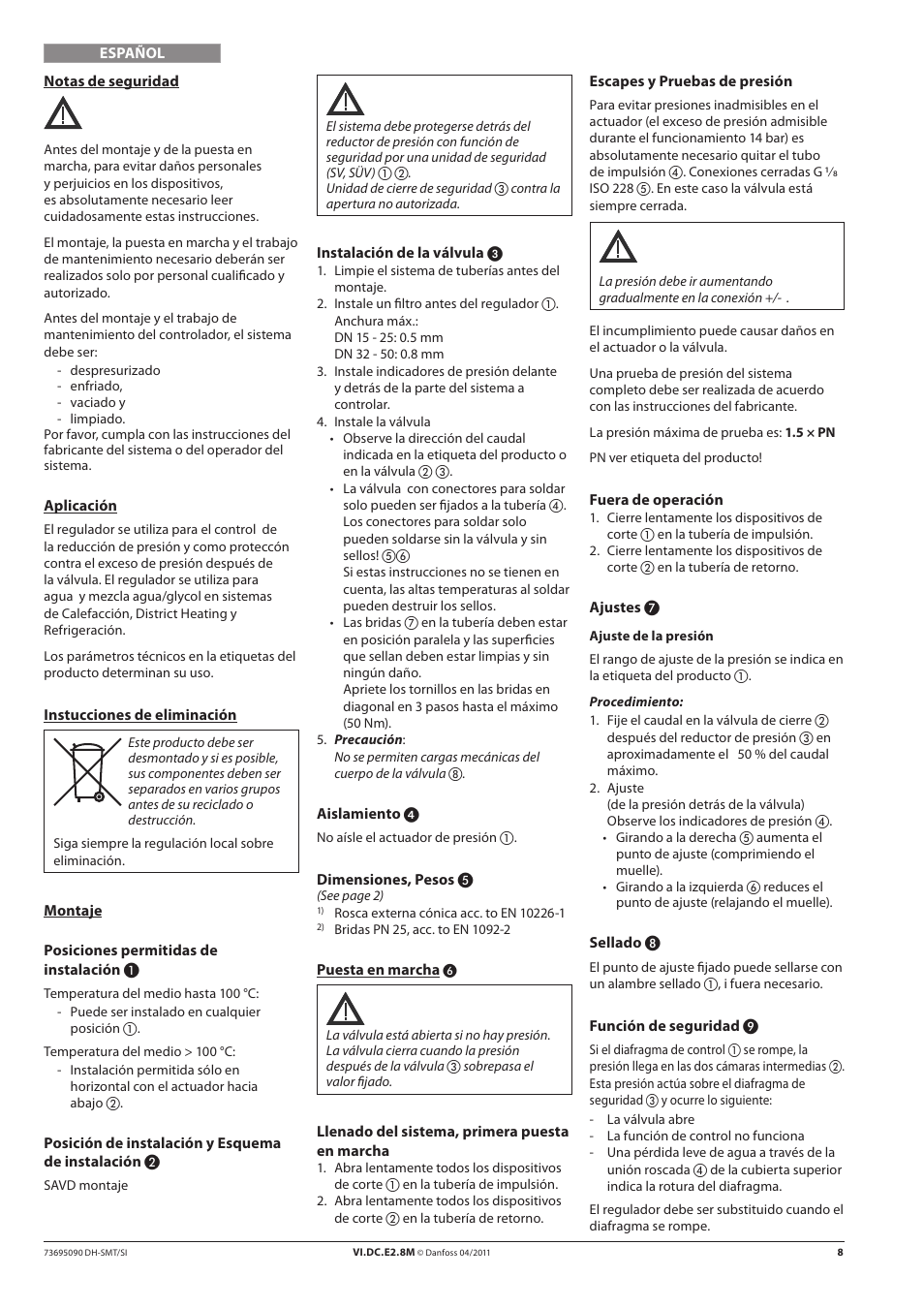 Danfoss SAVD (Generation 2006) User Manual | Page 8 / 16