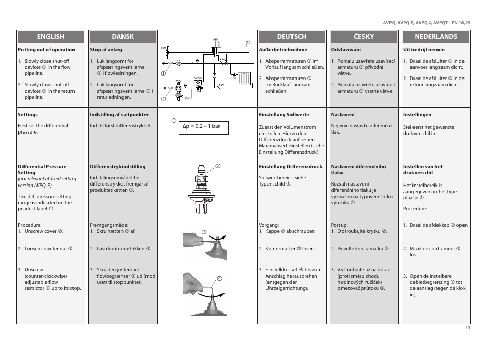 Danfoss AVPQT (Gen. 2006) User Manual | Page 13 / 40