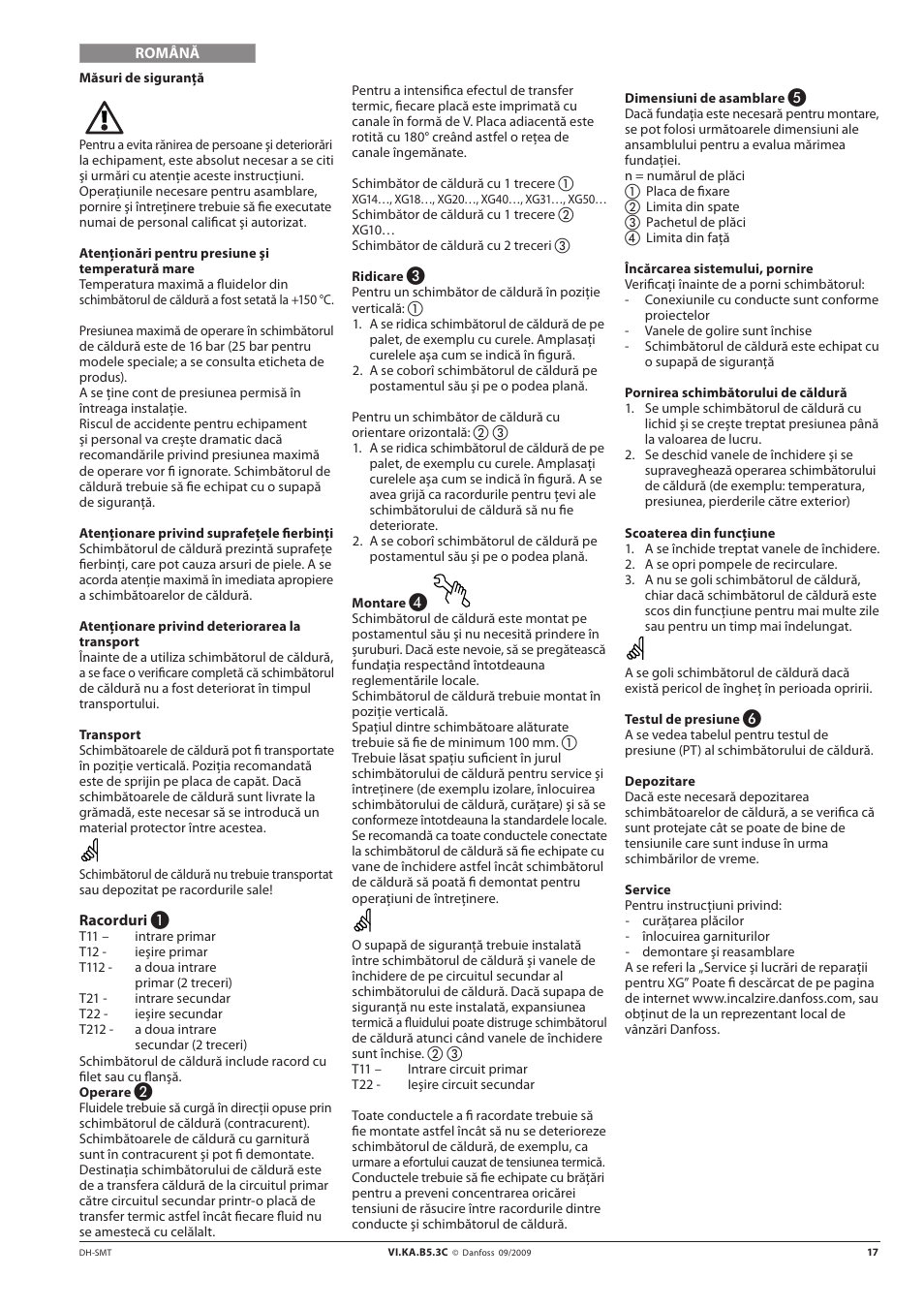 Danfoss XG User Manual | Page 17 / 20