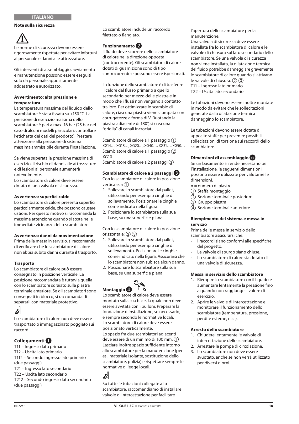 Danfoss XG User Manual | Page 18 / 20