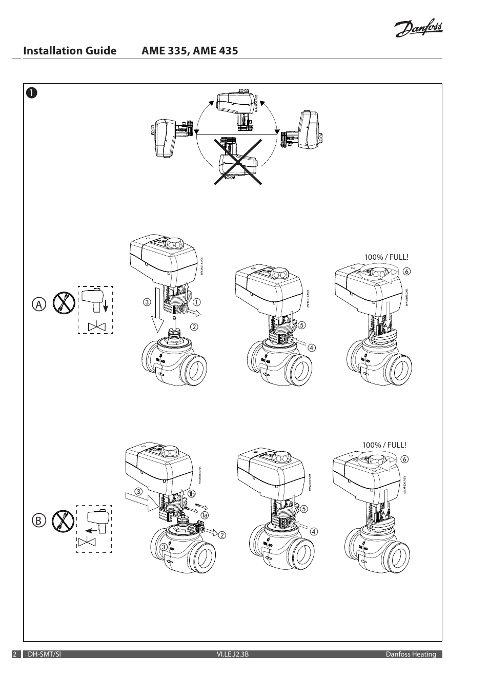 Danfoss AME 435 User Manual | Page 2 / 20