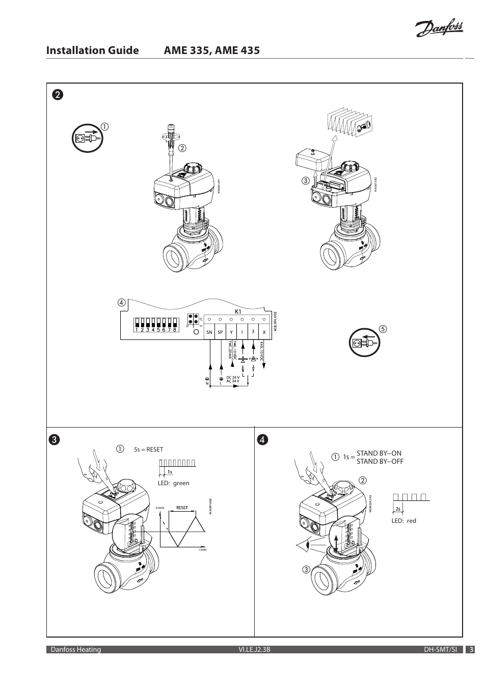 Danfoss AME 435 User Manual | Page 3 / 20