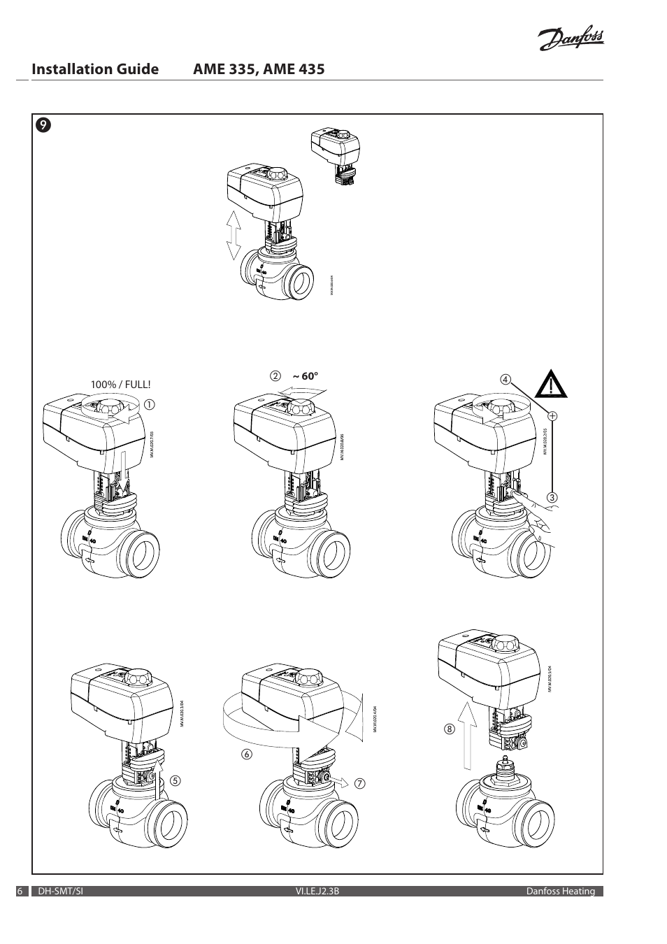 Danfoss AME 435 User Manual | Page 6 / 20