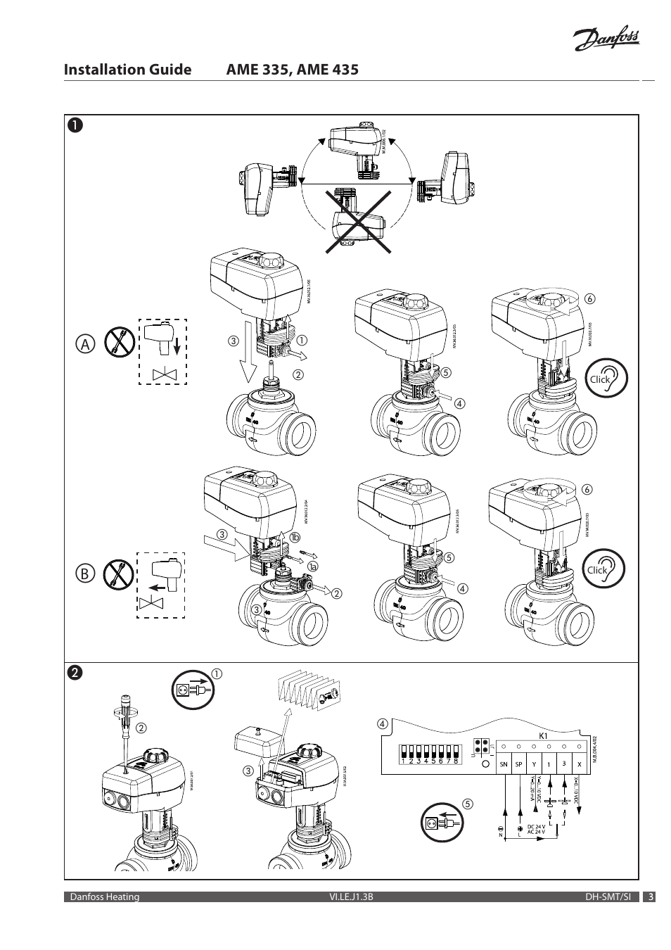 Danfoss AME 335 User Manual | Page 3 / 20