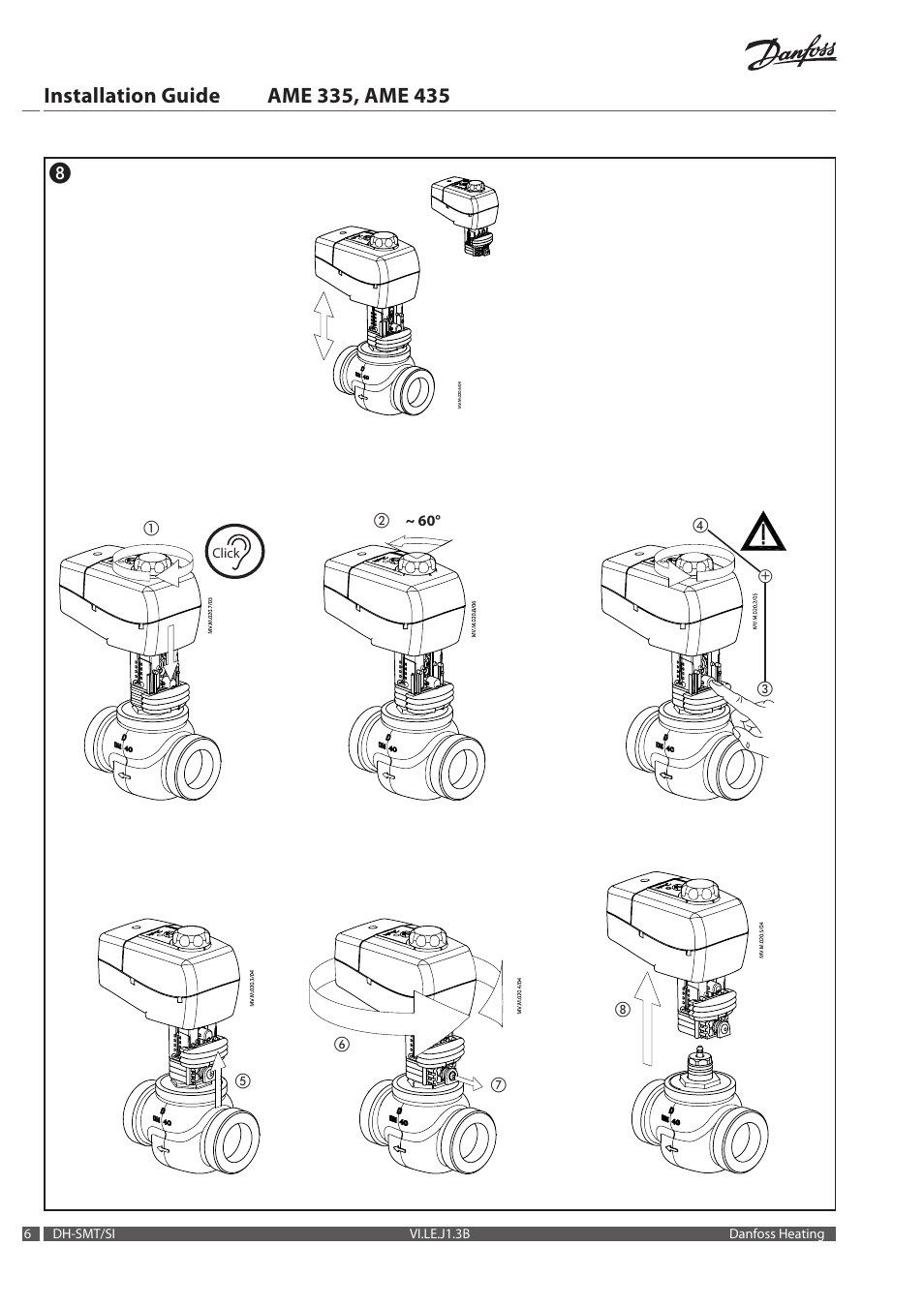 Danfoss AME 335 User Manual | Page 6 / 20