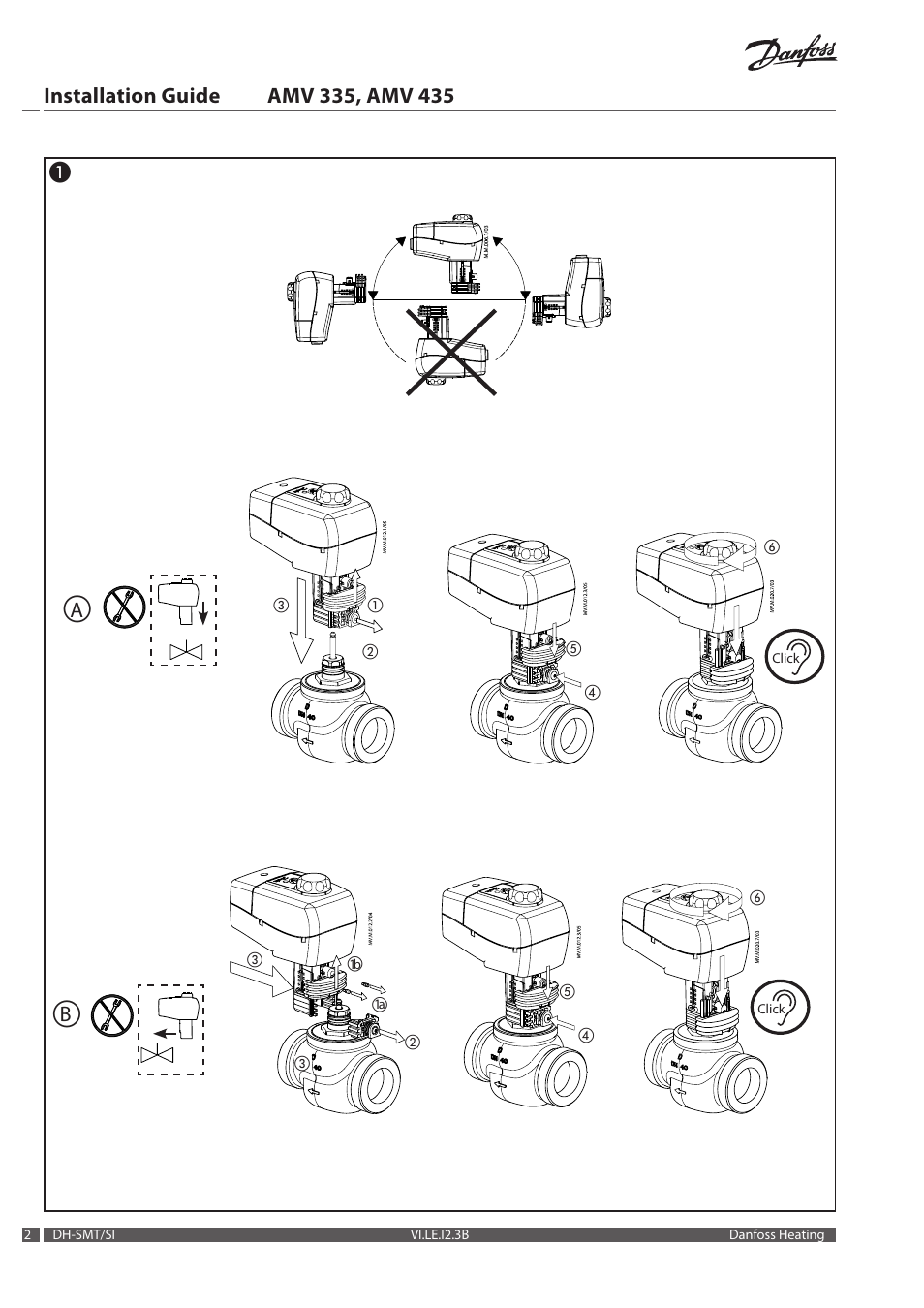 Danfoss AMV 435 User Manual | Page 2 / 12