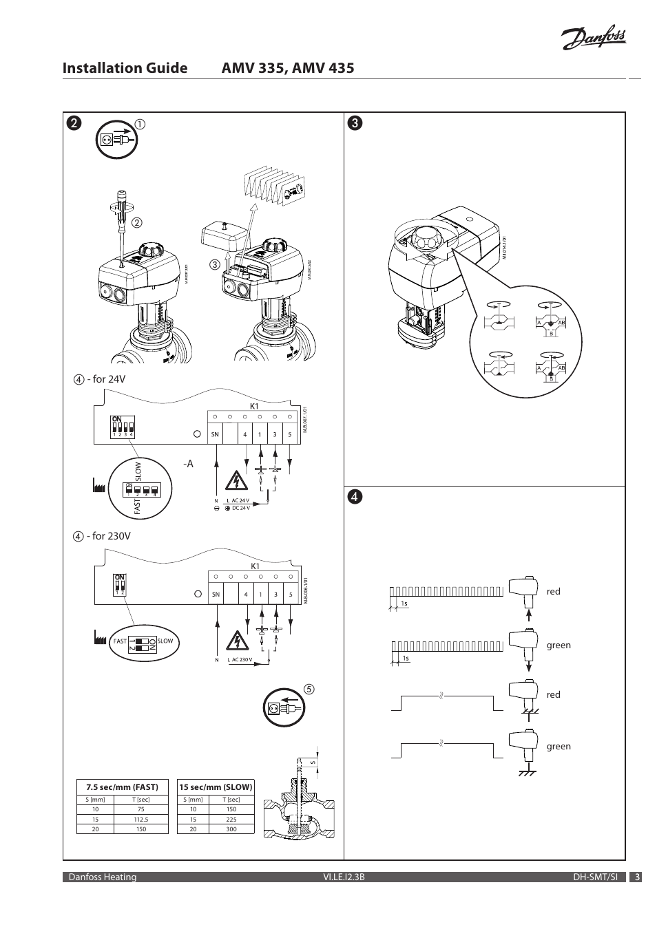 Danfoss AMV 435 User Manual | Page 3 / 12