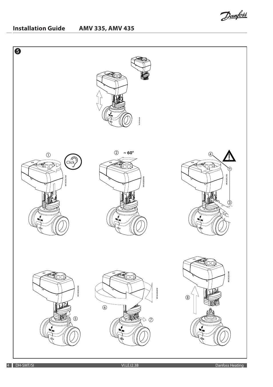 Danfoss AMV 435 User Manual | Page 4 / 12