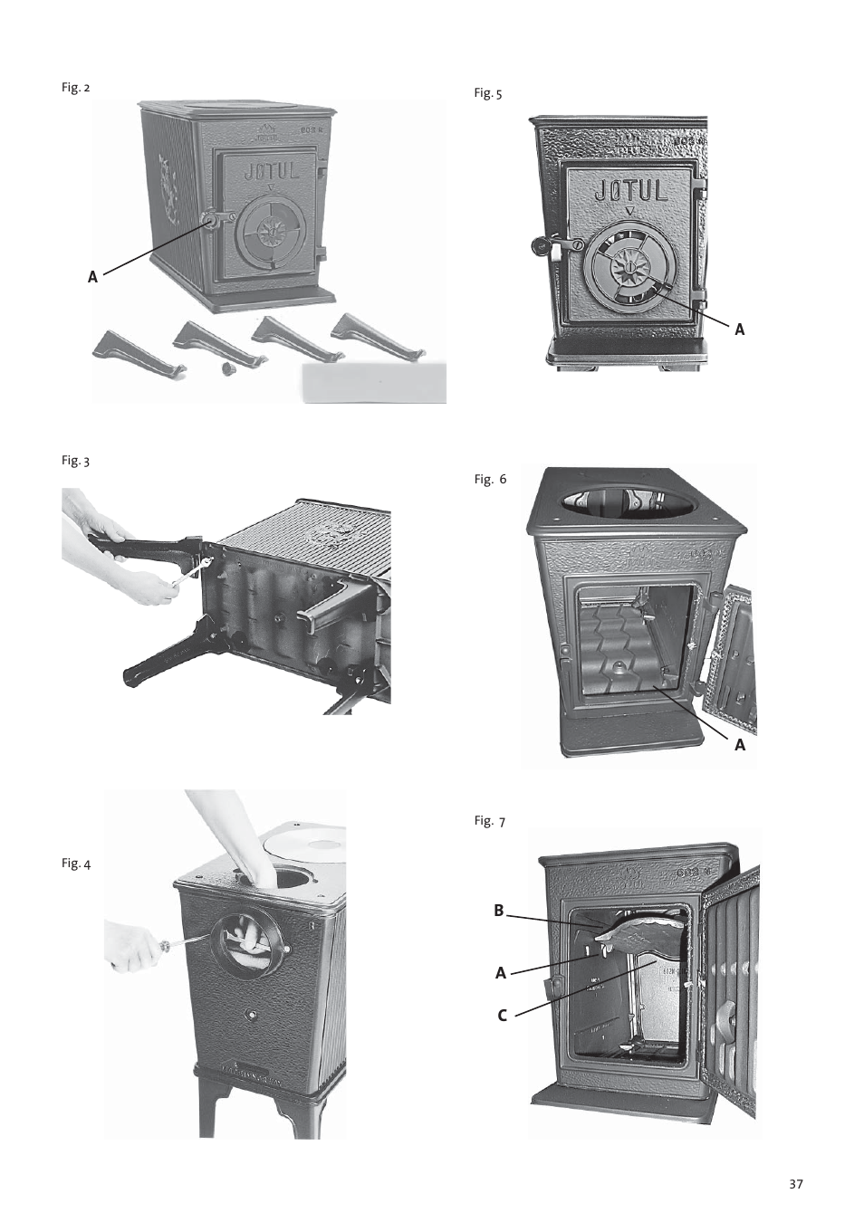 Jotul F602N User Manual | Page 37 / 44