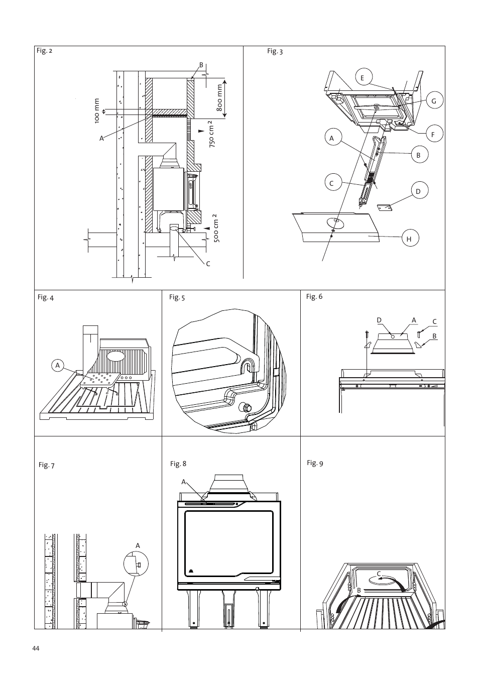 Jotul I530FL User Manual | Page 44 / 48