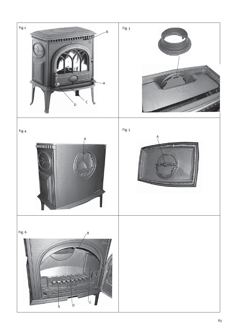 Jotul F3 TD User Manual | Page 63 / 68