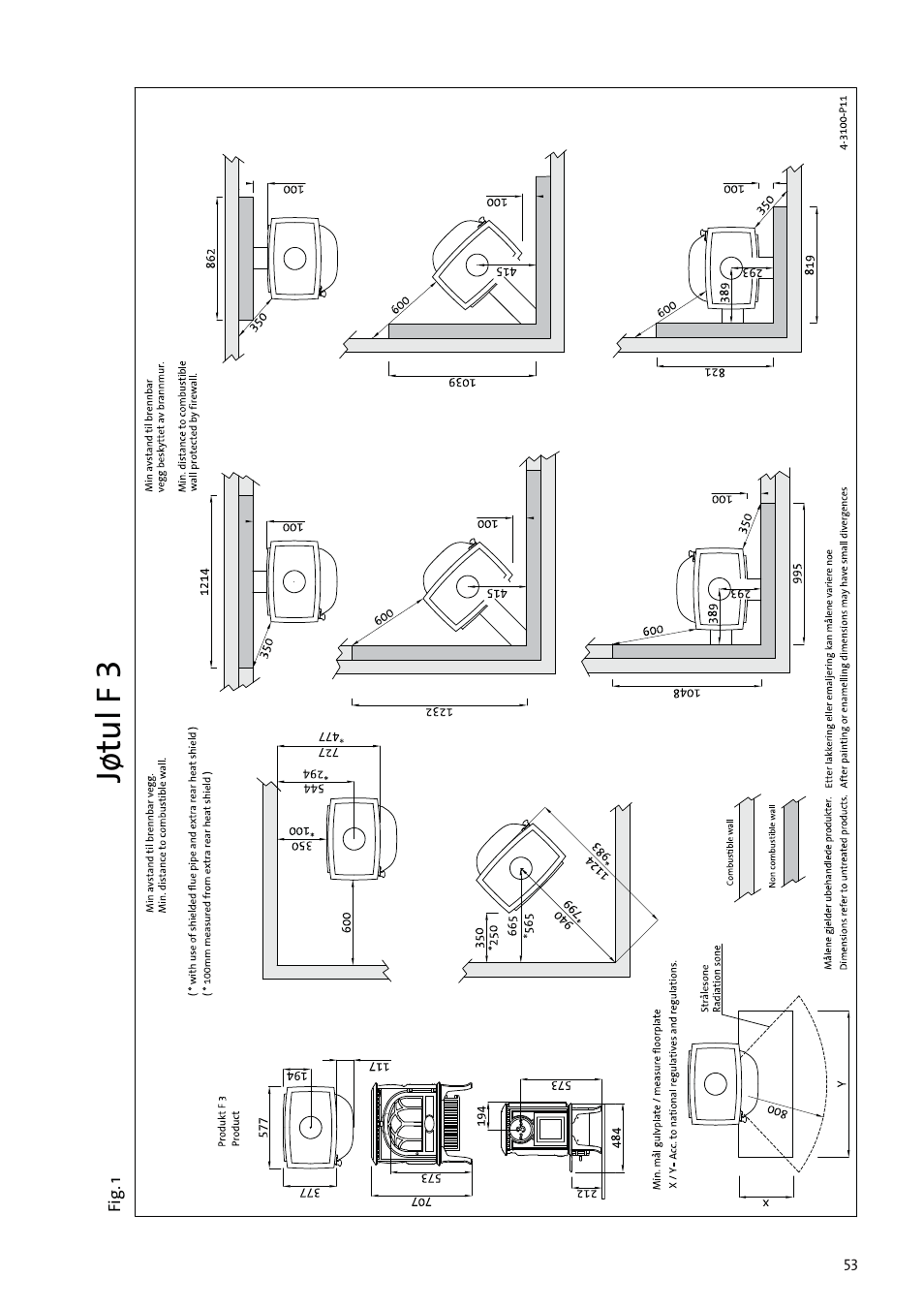 Figures/pictures, Jøtul f 3 | Jotul F3 User Manual | Page 53 / 56