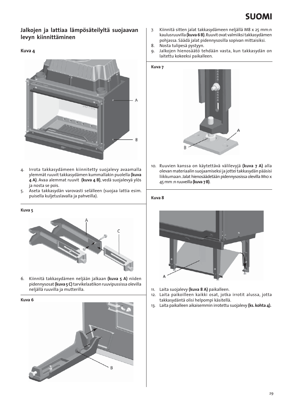 Suomi | Jotul I570 User Manual | Page 29 / 88