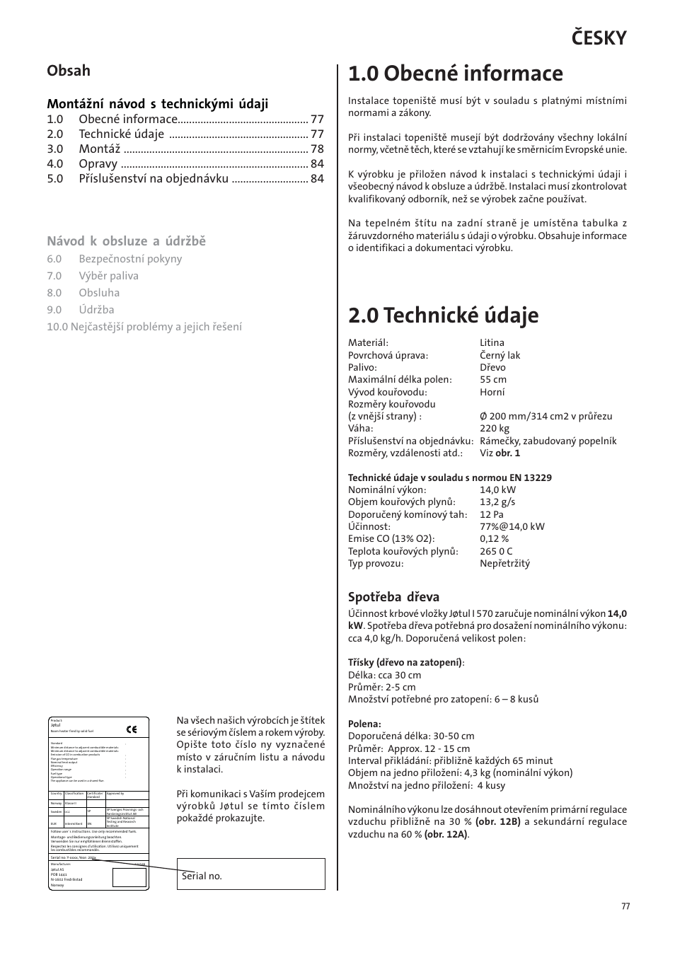 Jotul I570 User Manual | Page 77 / 88