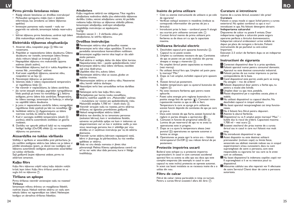 Melitta Look Aqua vario User Manual | Page 13 / 22