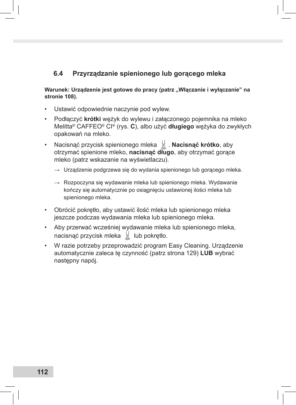 Melitta Caffeo CI User Manual | Page 114 / 240