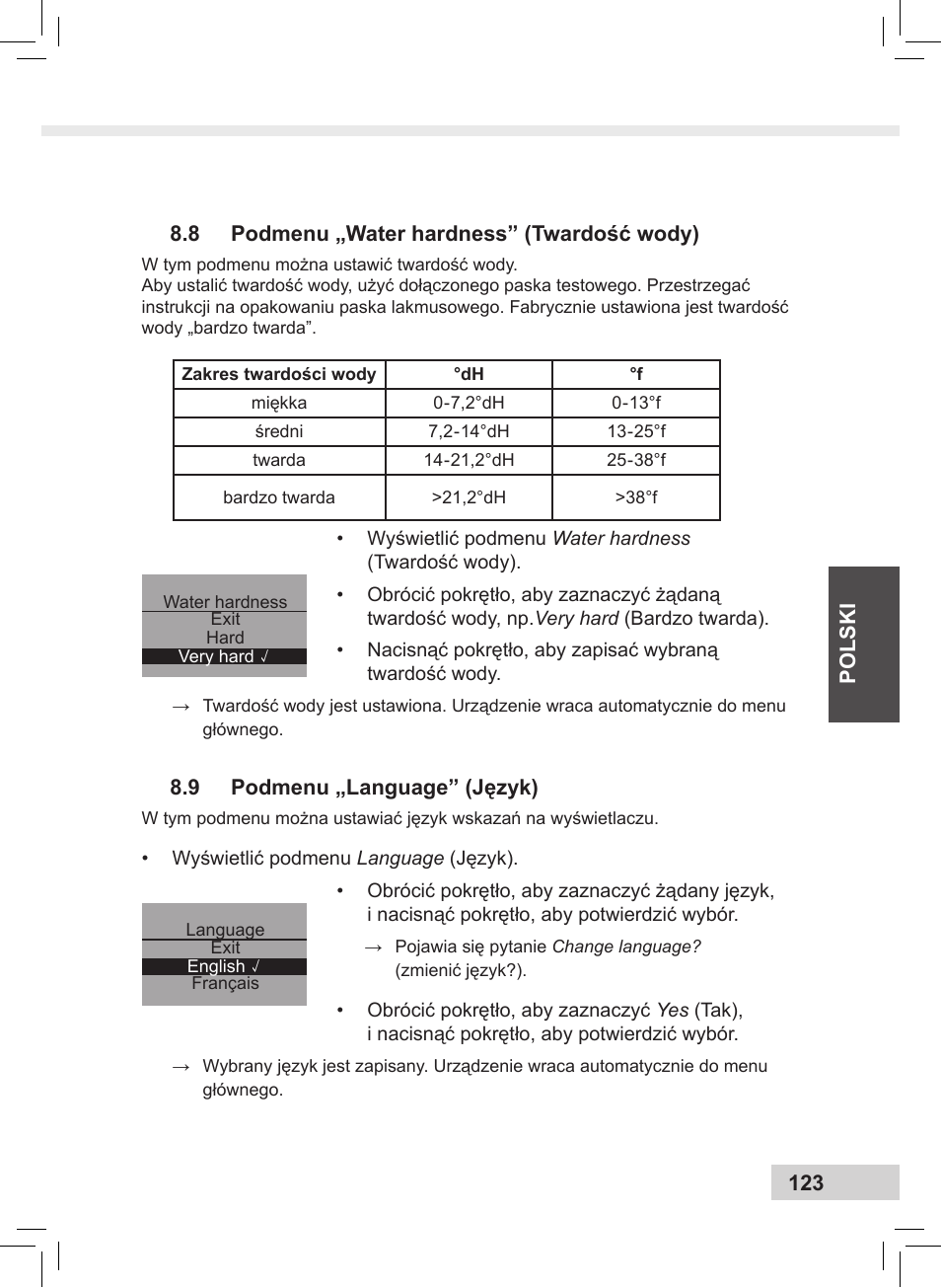 Melitta Caffeo CI User Manual | Page 125 / 240