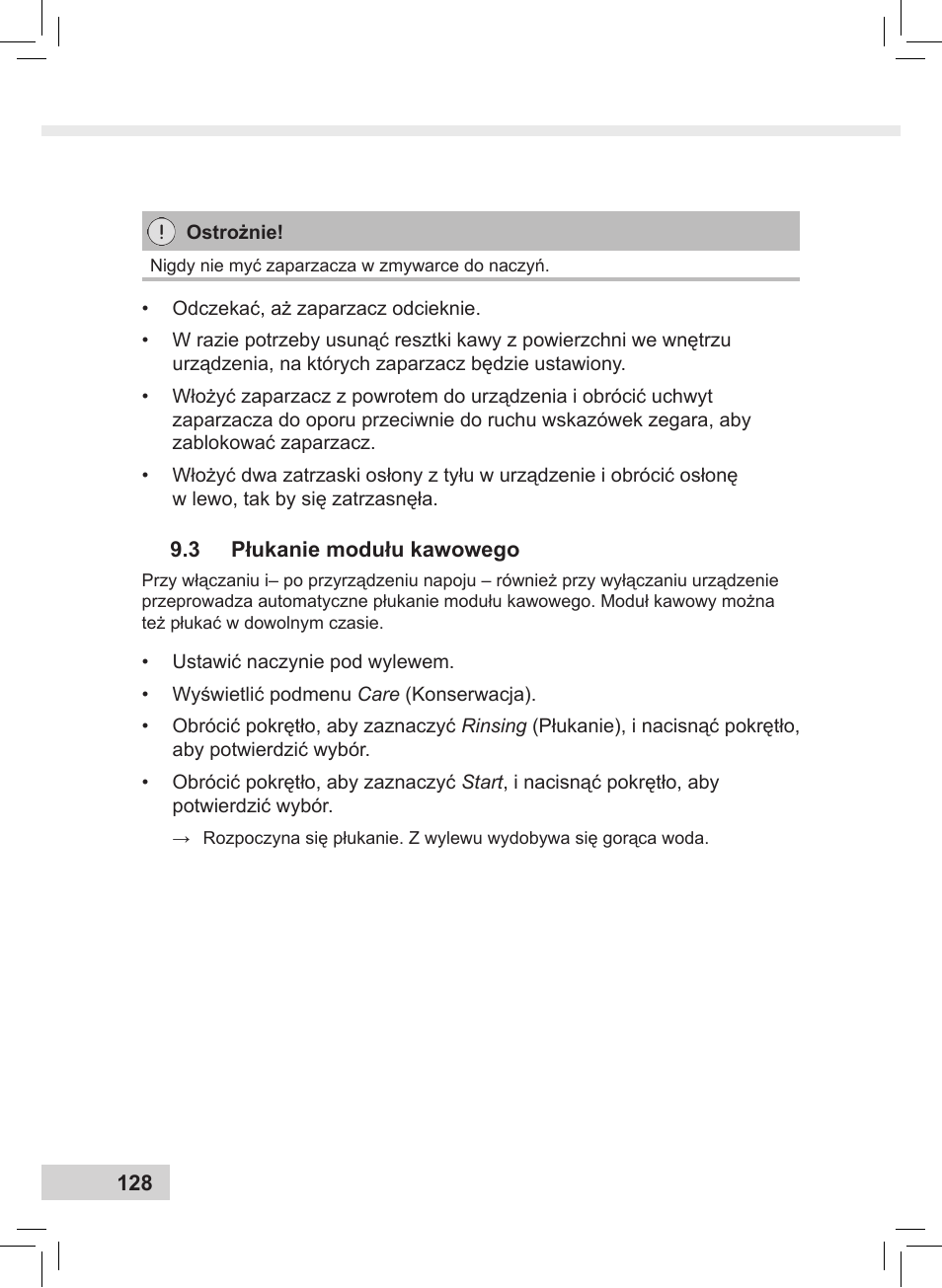 Melitta Caffeo CI User Manual | Page 130 / 240