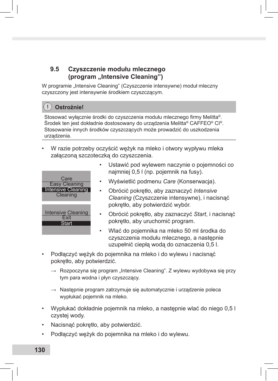 Melitta Caffeo CI User Manual | Page 132 / 240