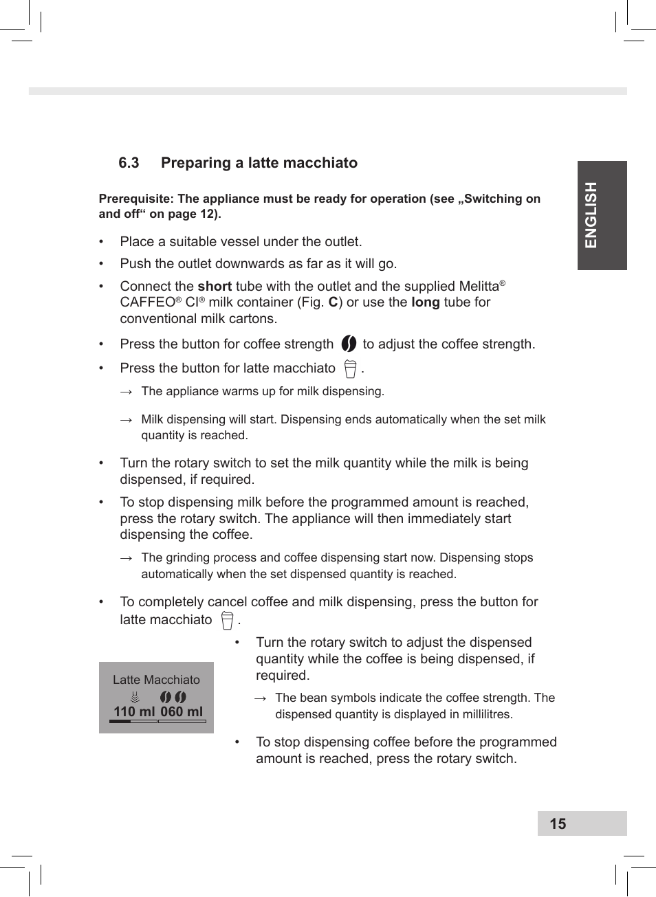 Melitta Caffeo CI User Manual | Page 17 / 240