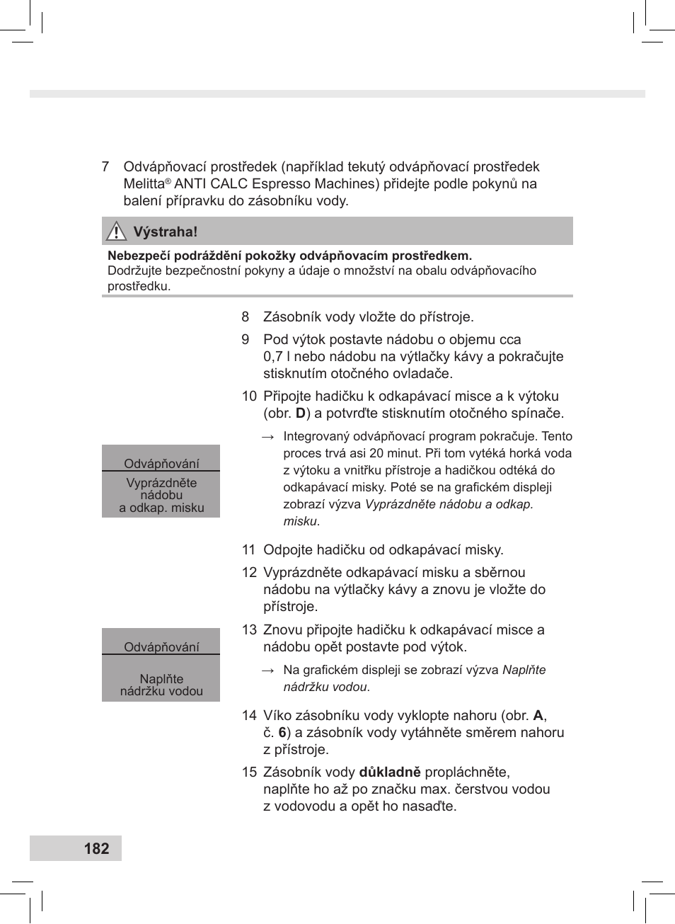 Melitta Caffeo CI User Manual | Page 184 / 240