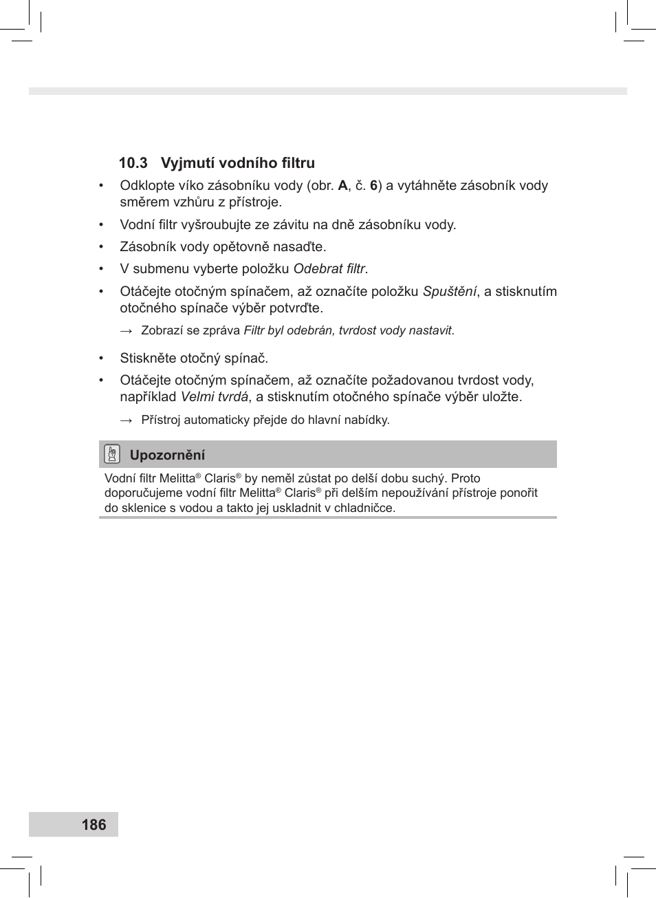 Melitta Caffeo CI User Manual | Page 188 / 240